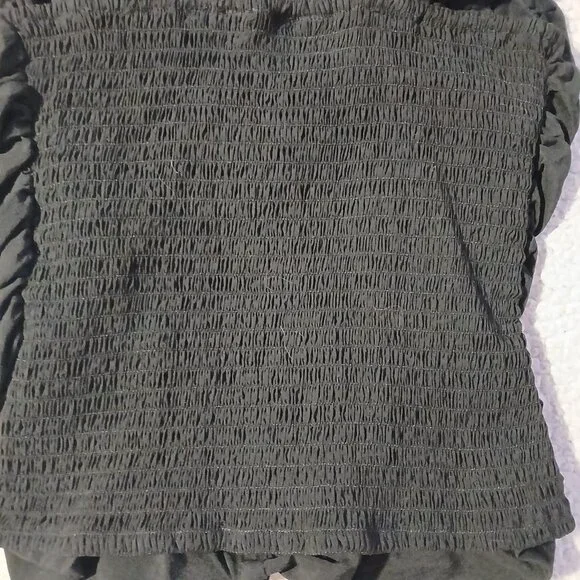 GAP Women's Black Ruched Top SZ XXS - Picture 4 of 7